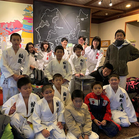 輪島からお越しの柔道教室の皆様